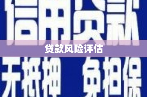 绩溪贷款风险评估