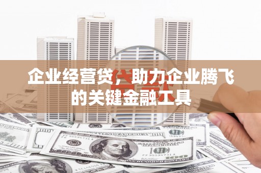 马边企业经营贷，助力企业腾飞的关键金融工具