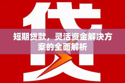 张北短期贷款，灵活资金解决方案的全面解析