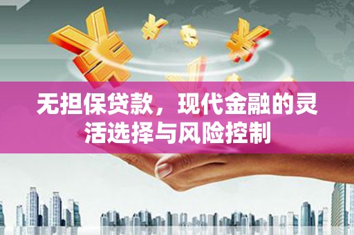 隆昌无担保贷款，现代金融的灵活选择与风险控制