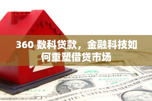大林360 数科贷款，金融科技如何重塑借贷市场