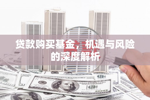 开平贷款购买基金，机遇与风险的深度解析