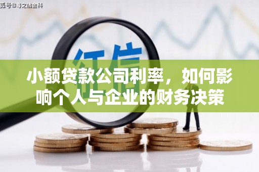 凤县小额贷款公司利率，如何影响个人与企业的财务决策