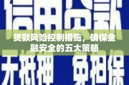 东阿贷款风险控制措施，确保金融安全的五大策略
