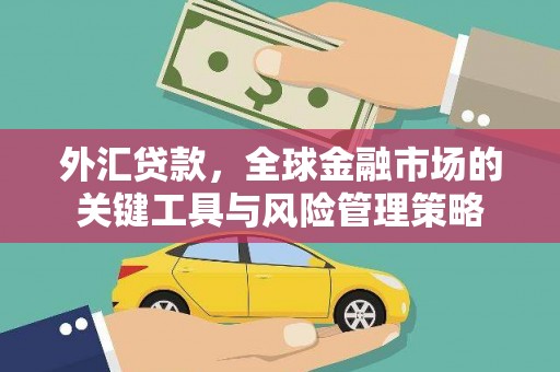 榆中外汇贷款，全球金融市场的关键工具与风险管理策略