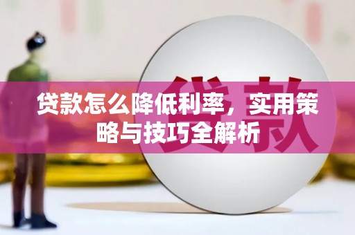 汝阳贷款怎么降低利率，实用策略与技巧全解析