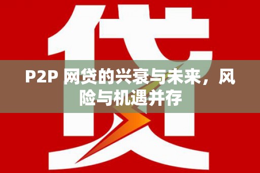 佳里P2P 网贷的兴衰与未来，风险与机遇并存