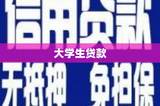 景宁大学生贷款